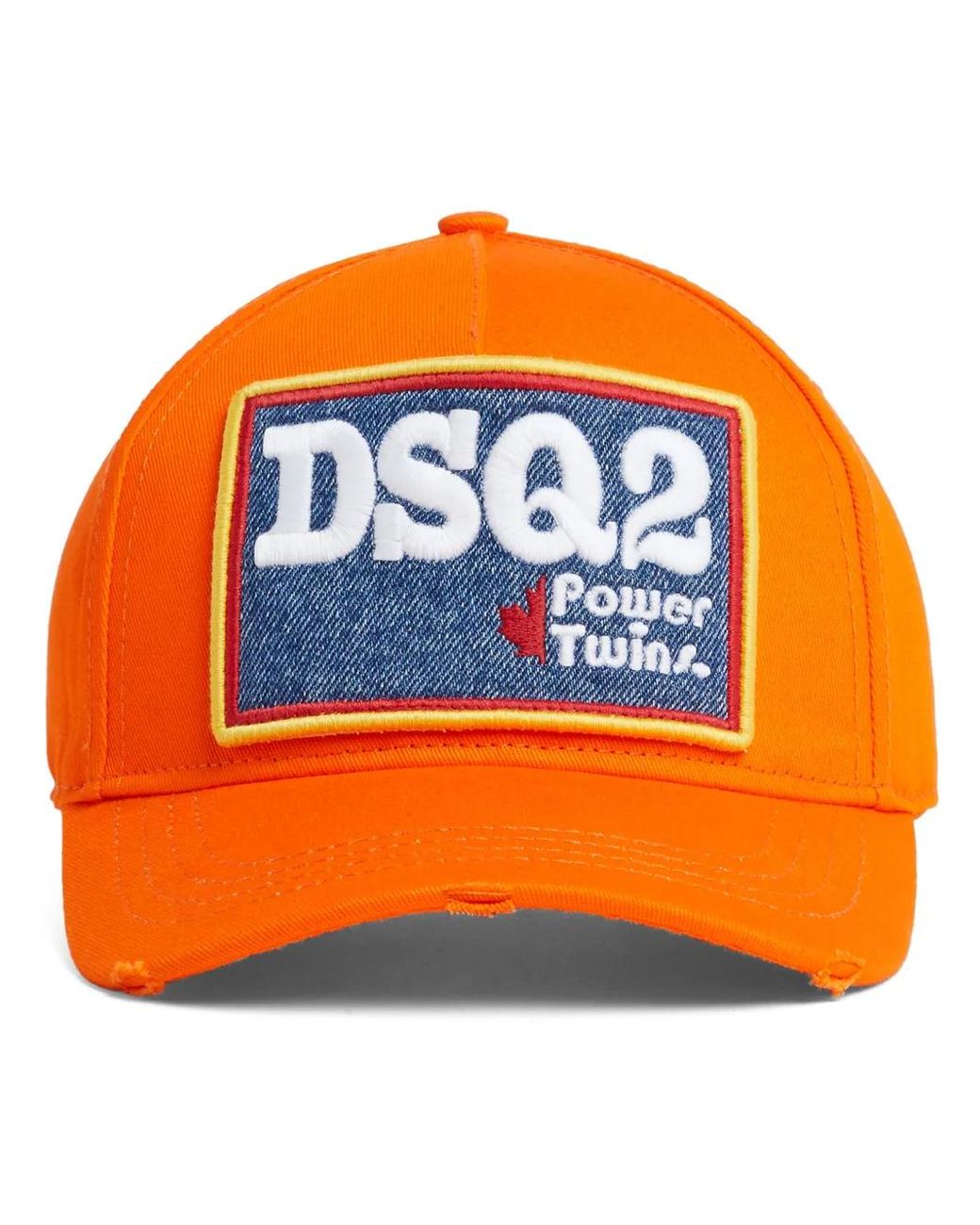 DSquared² Orange Casquette À Logo Brodé for men