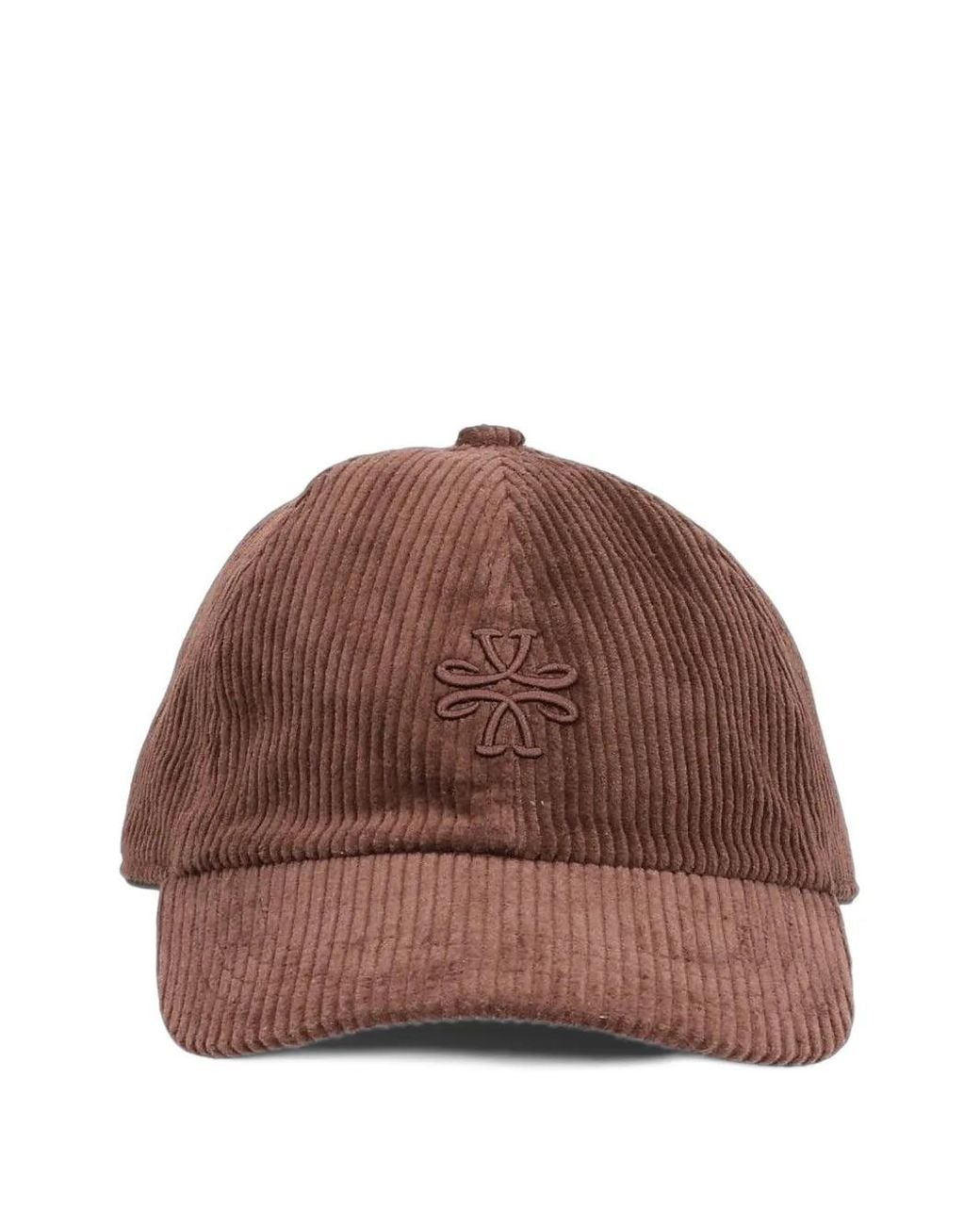 Jacob Cohen Brown Corduroy Logo-Embroidered Baseball Cap for men