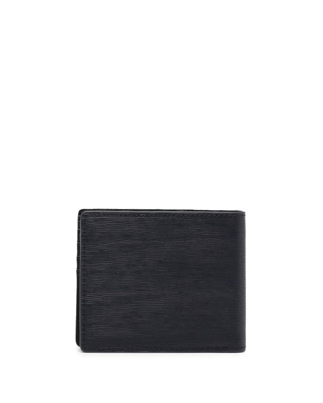 Agnes B. Blue Folded Grained-Leather Wallet for men
