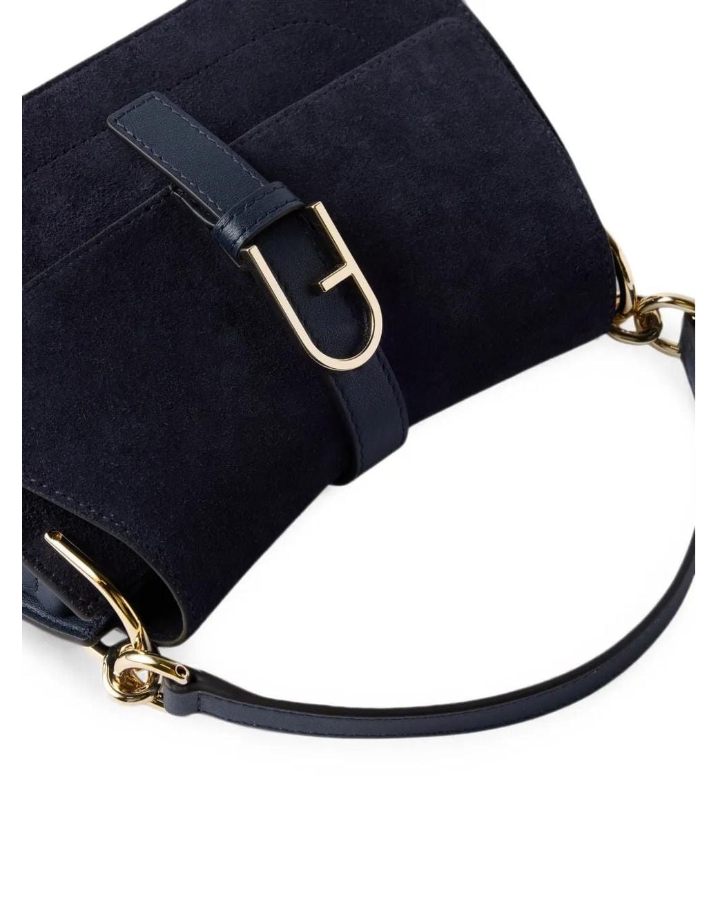 Furla Blue Flow Mini Top Handle Bag