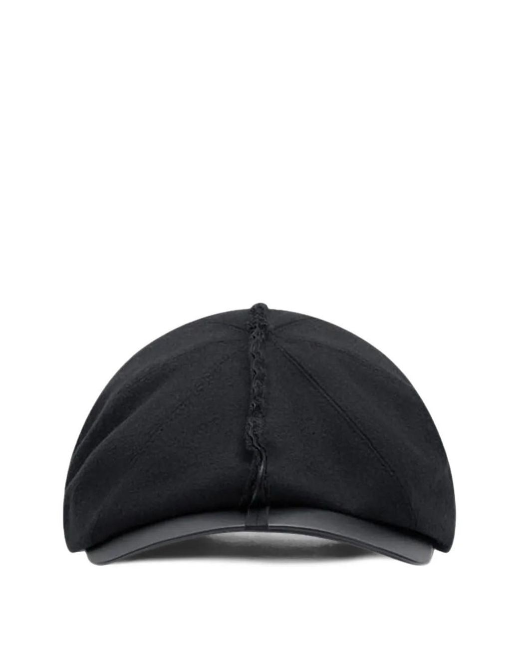 Comme des Garçons Black Raw-Edge Flat Cap for men