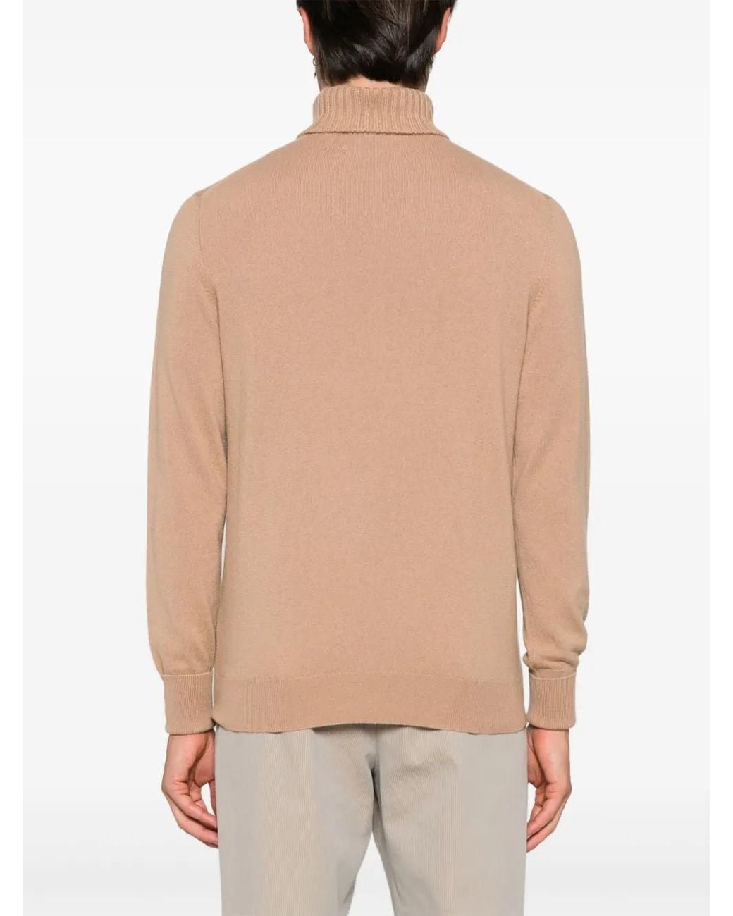 Ballantyne Natural T Neck Sweater for men