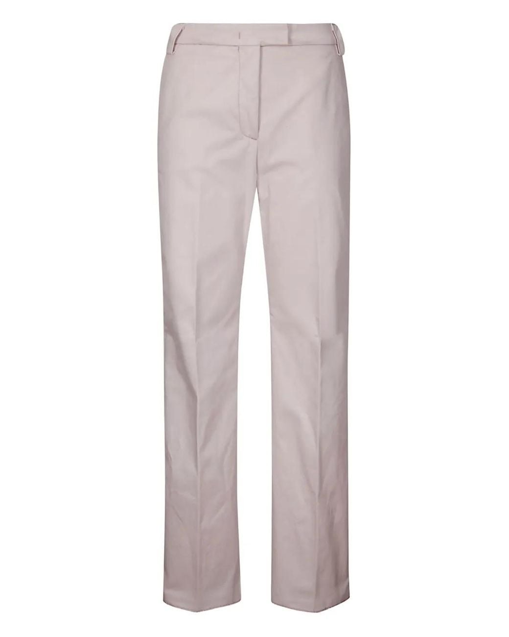 Thelatest Gray Straight-Leg Trousers