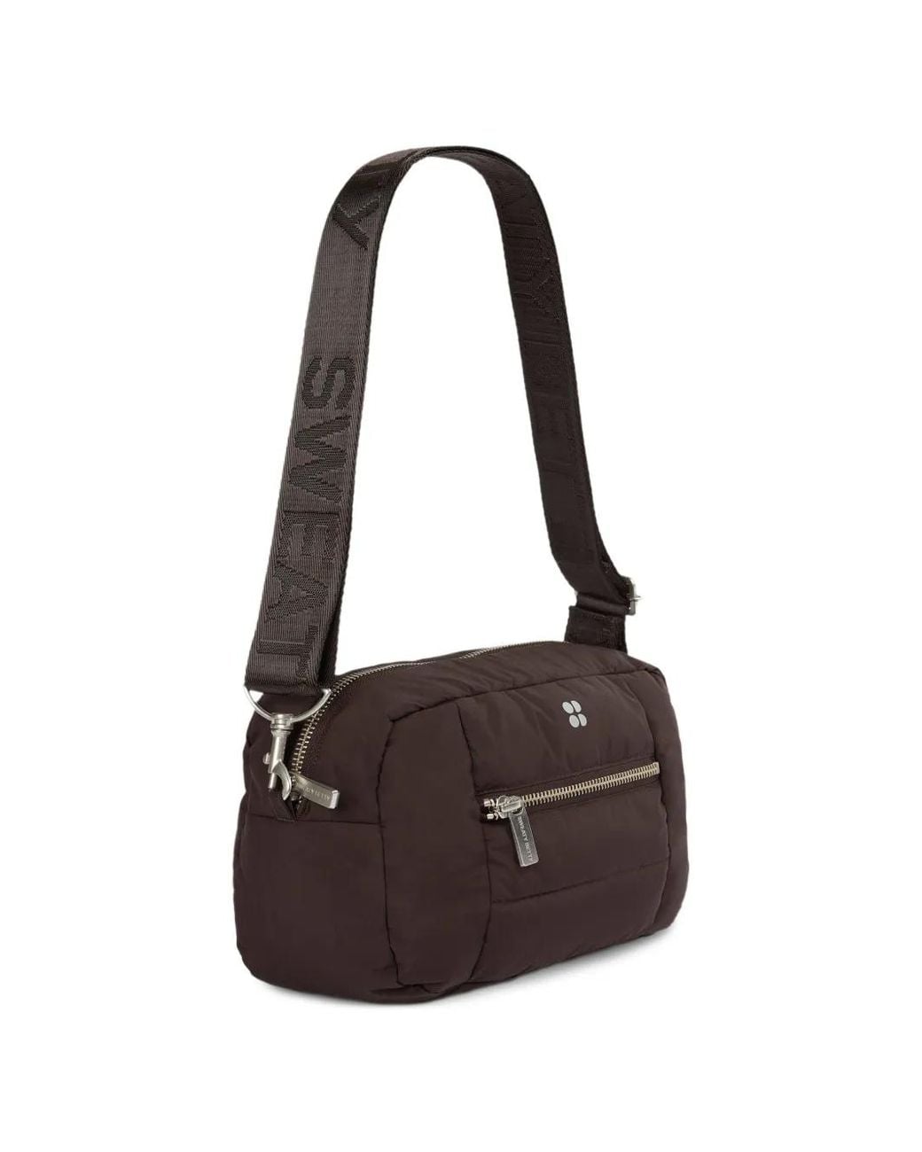 Sweaty Betty White Nimbus Roam Quilted Cross Body Bag