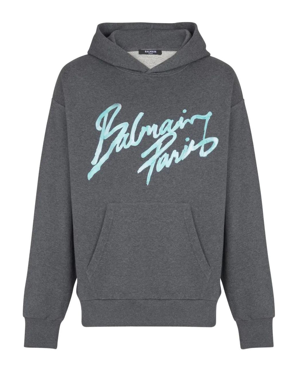 Hoodies Balmain de hombre de color Gray