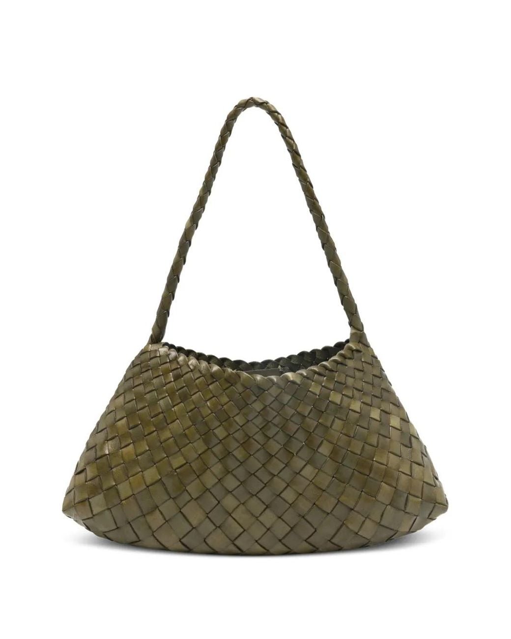 Dragon Diffusion Green Rosanna Woven Tote Bag