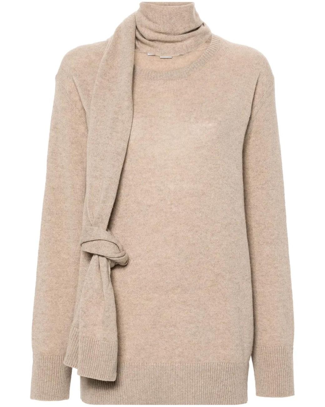Stella McCartney Natural Cashmere Scarf Jumper