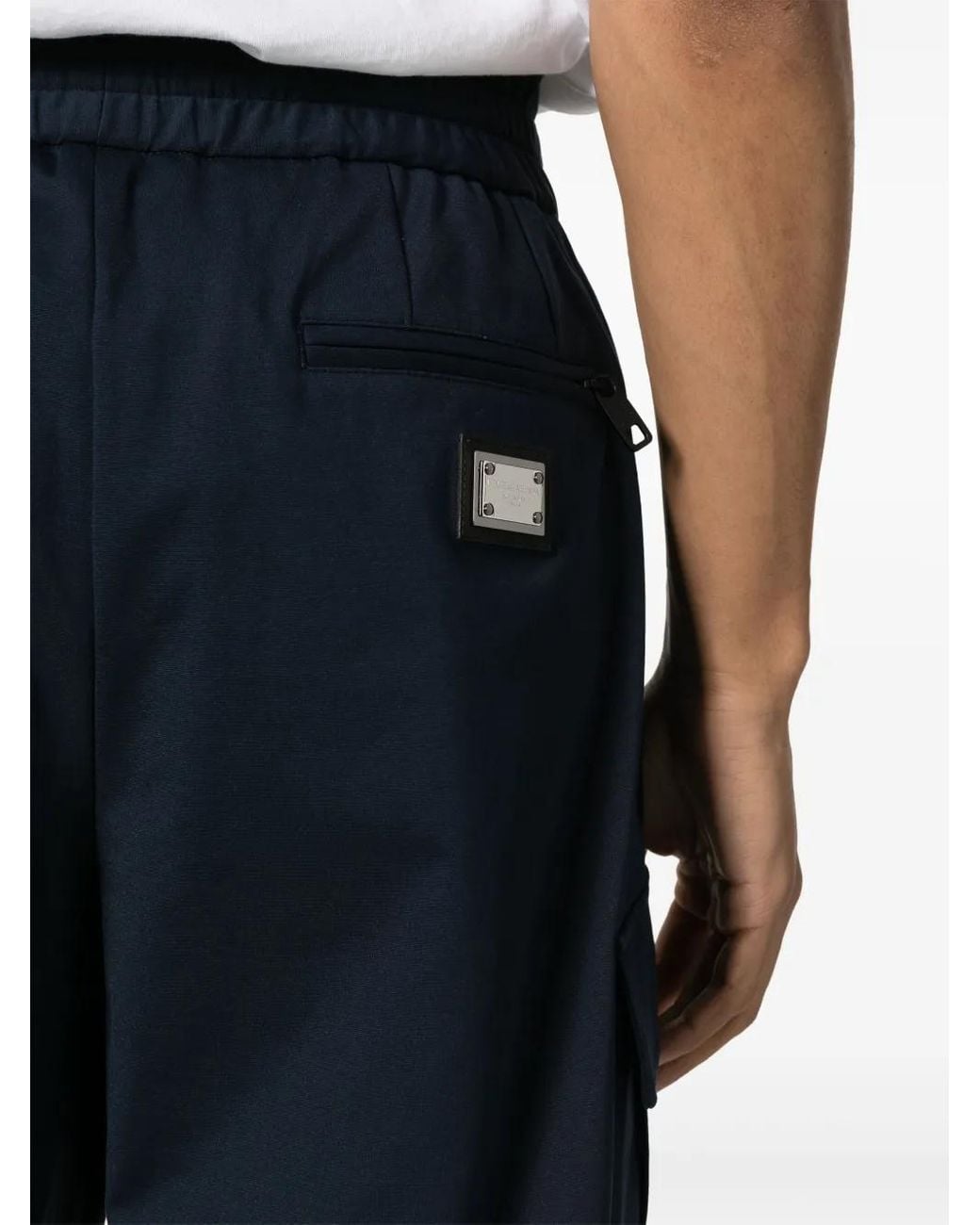 Dolce & Gabbana Blue Trousers for men