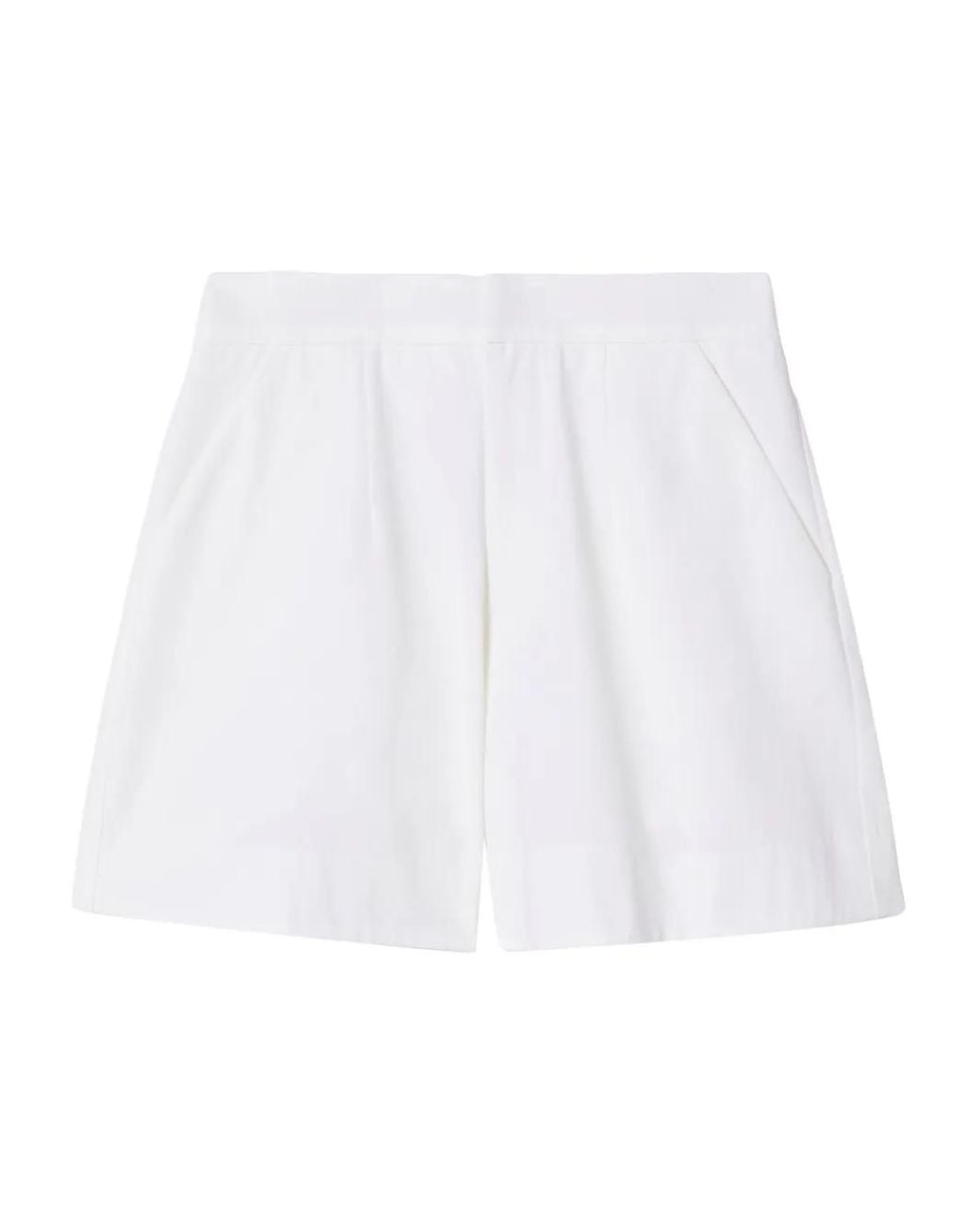 LaDoubleJ White Cotton Shorts