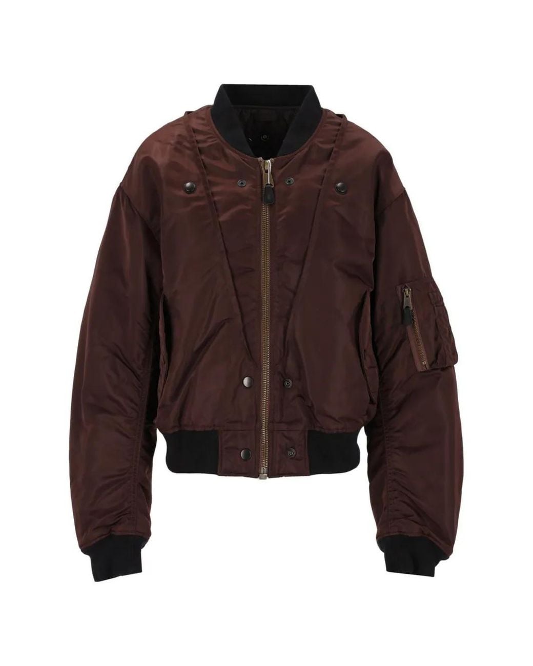 Maison Margiela Brown Reversible Bomber Jacket
