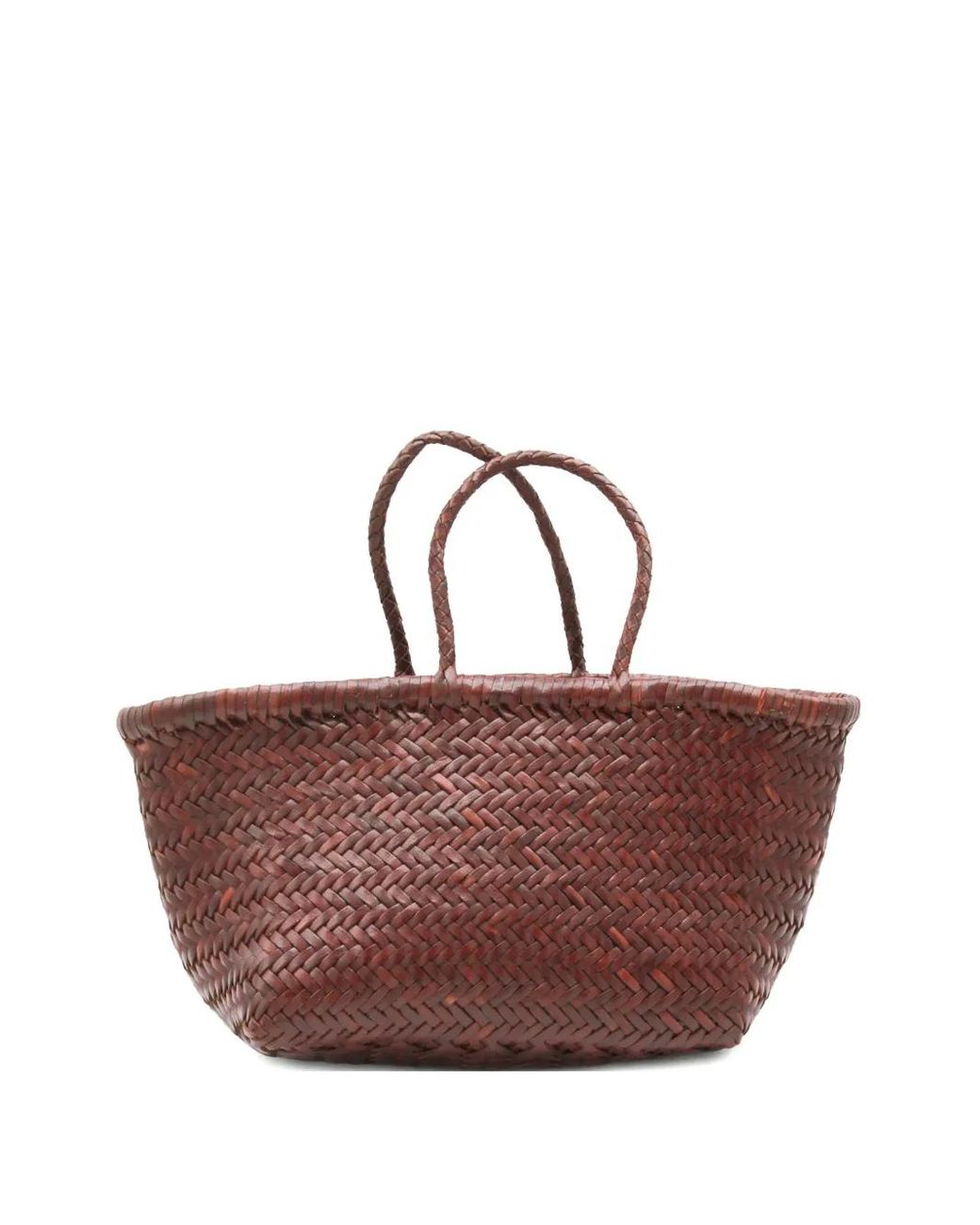 Dragon Diffusion Small Triple Jump Leather Tote Bag in Brown | Lyst