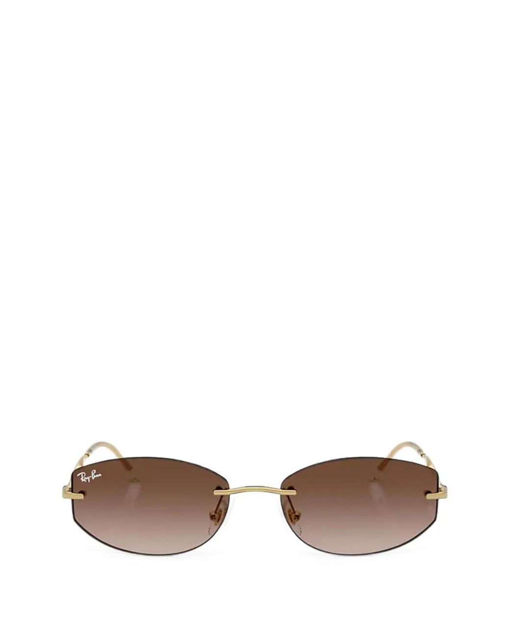 Ray-Ban Metallic Arista Rimless Sunglasses