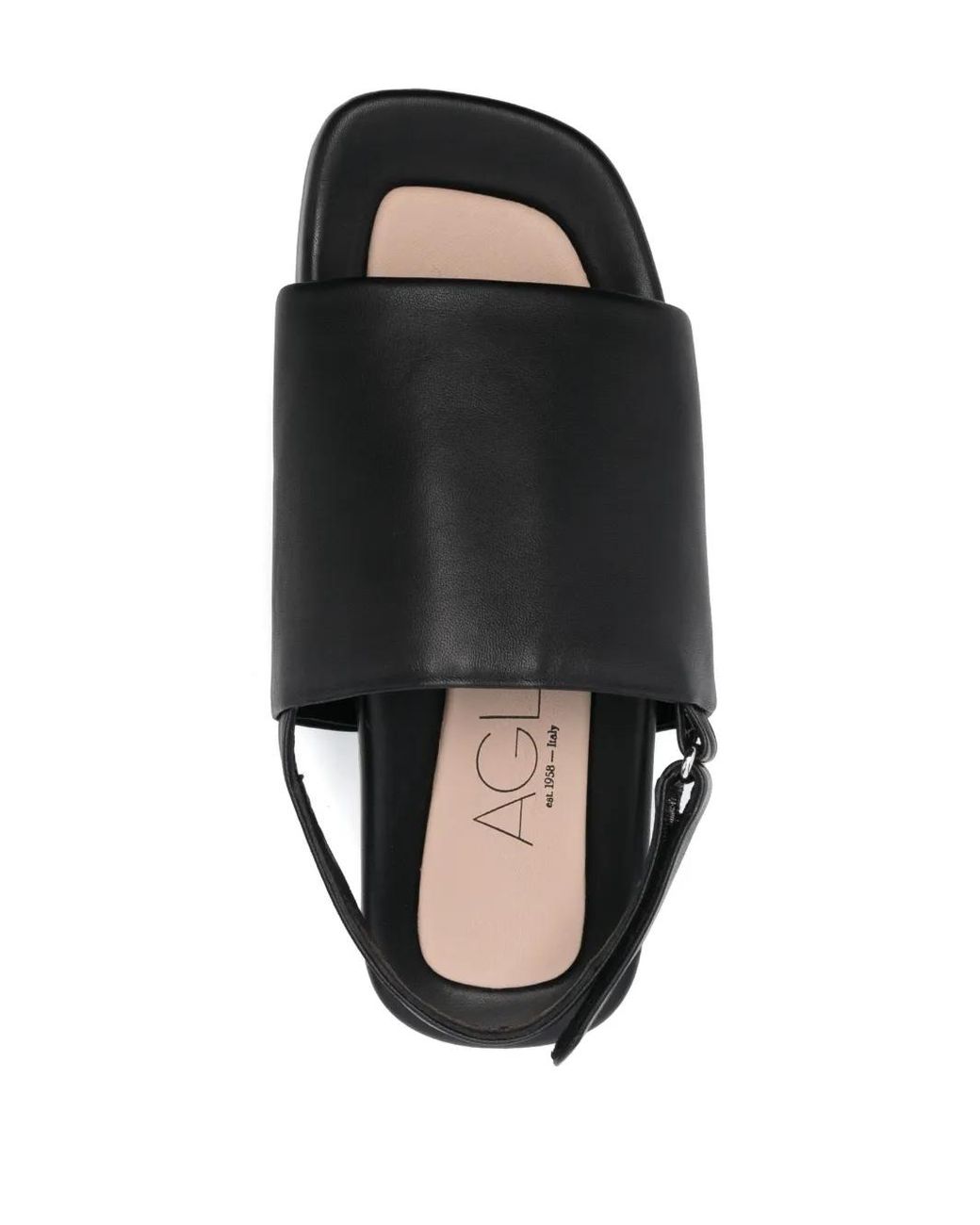 Agl Attilio Giusti Leombruni Black Holly 35Mm Leather Sandals