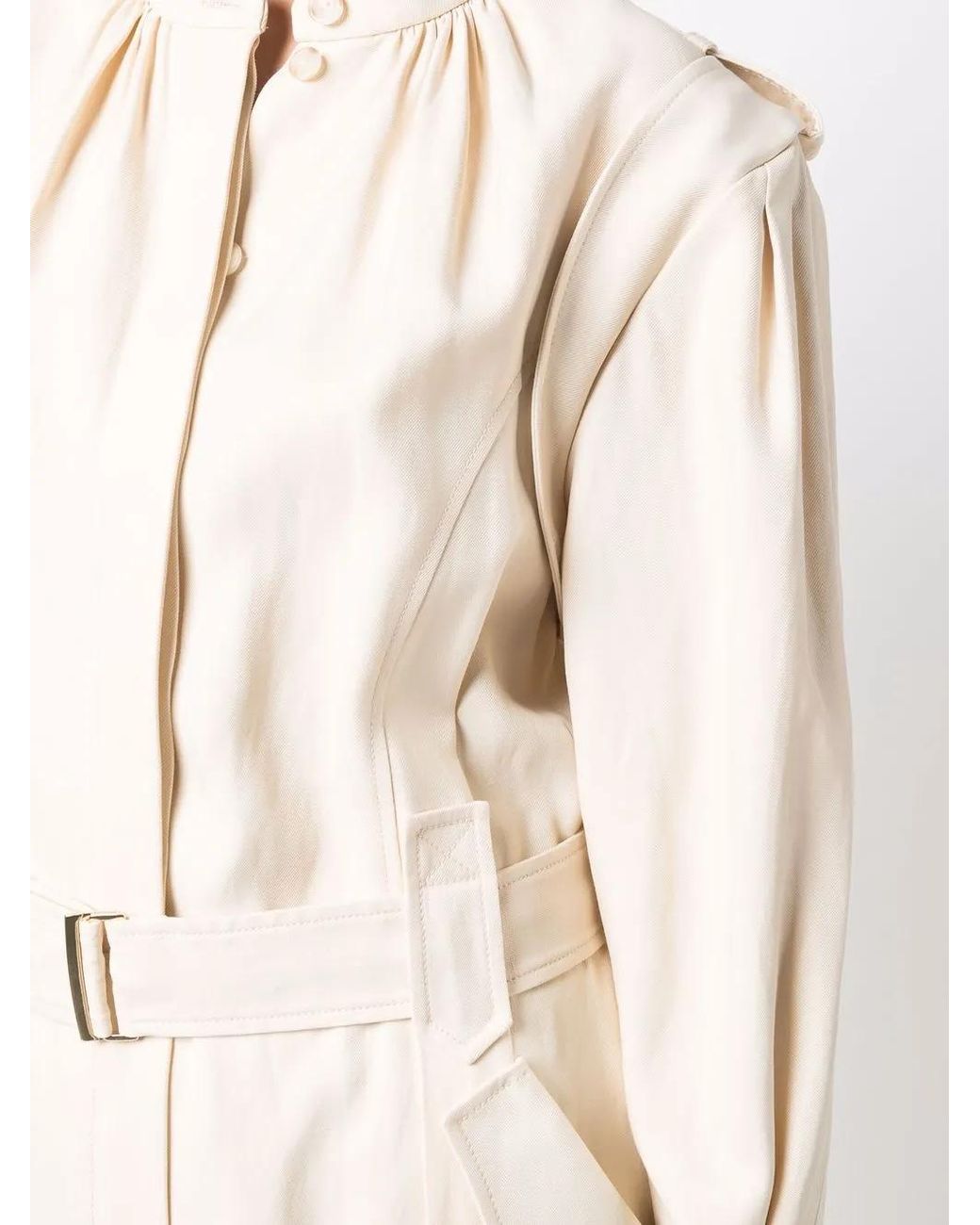 Alberta Ferretti White Belted Jumpsuit
