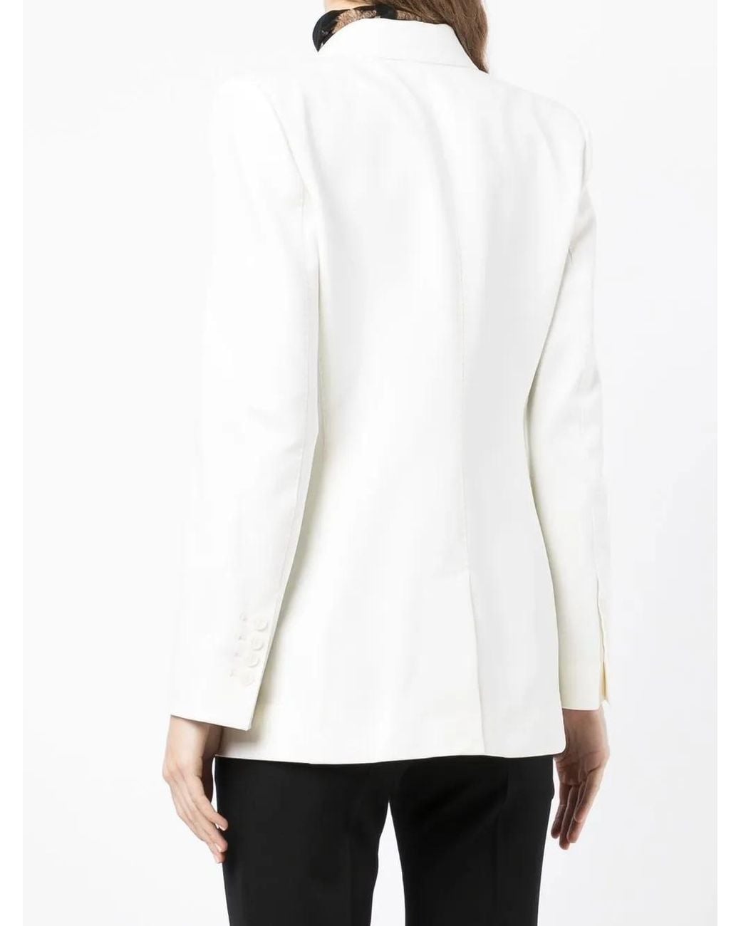 Dolce & Gabbana White Giacca Monopetto Turlington