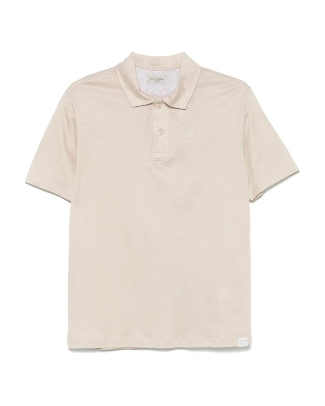 Paul & Shark White Plain Polo Shirt for men