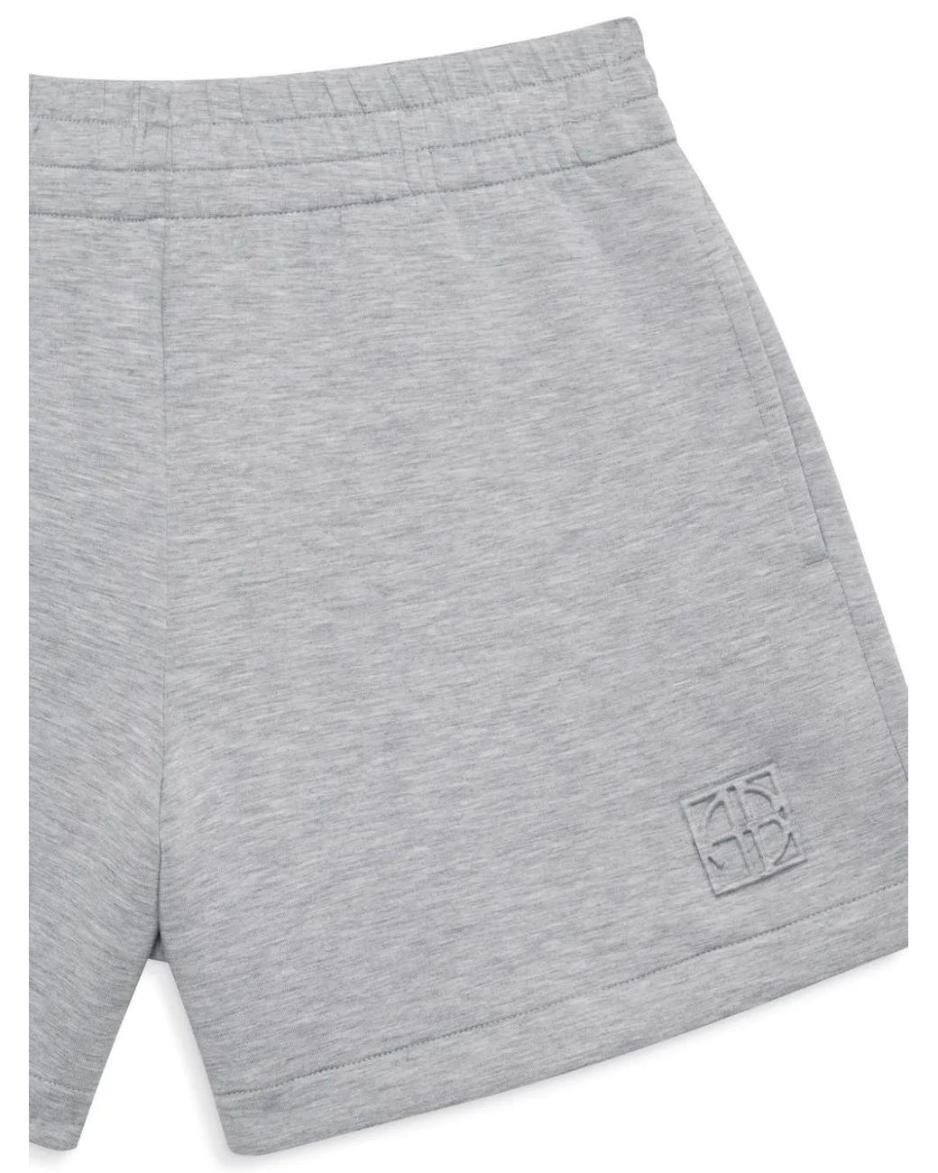 Bermudas Con Logo Anine Bing de color Gray