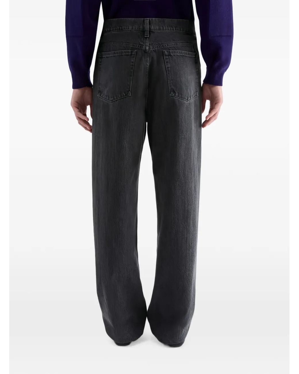 Jil Sander Gray Loose Lightweight Jeans for men