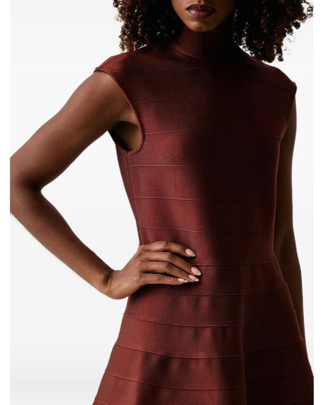retroféte Red Delyth Mini Dress