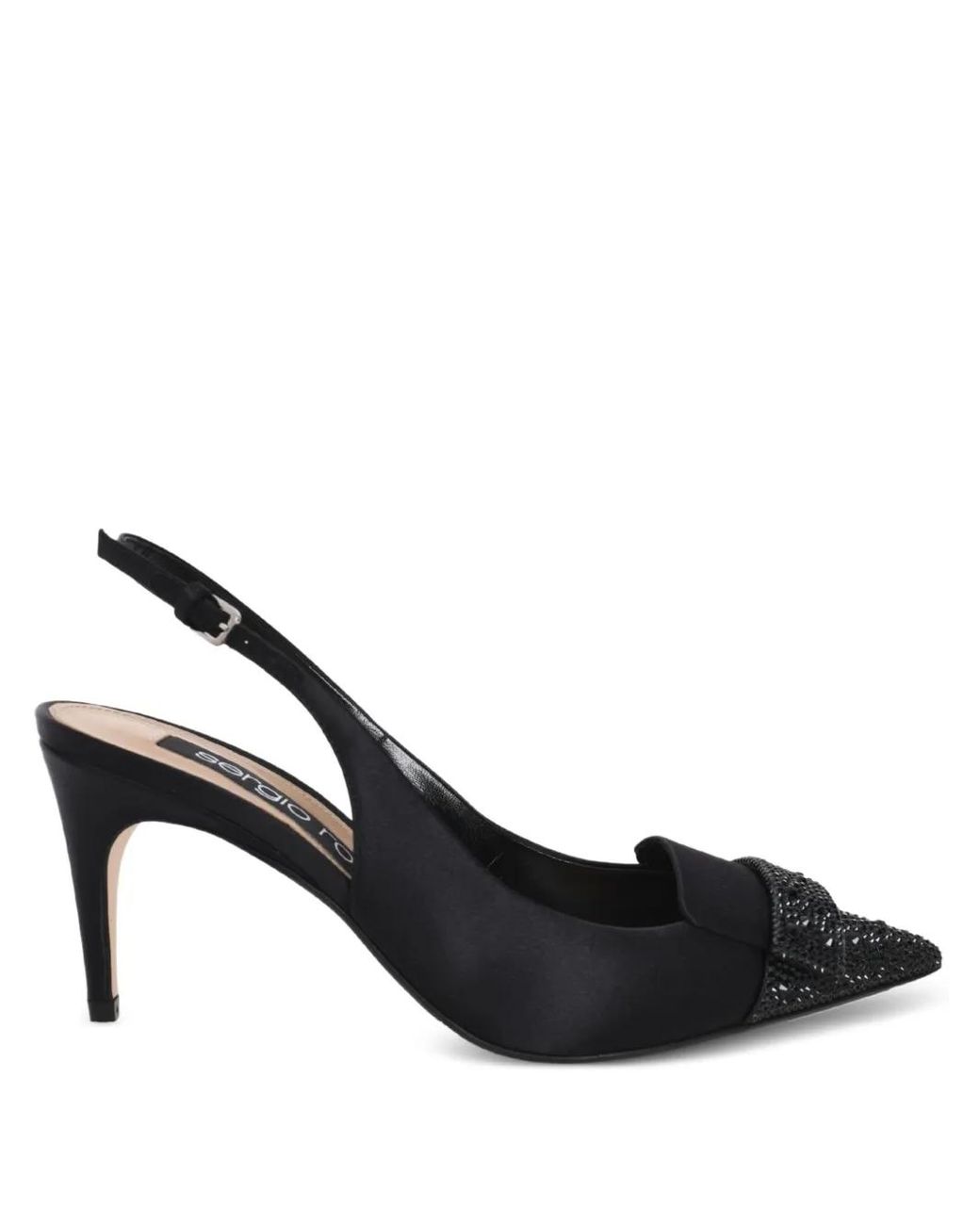 Sergio Rossi Black Slingback-Pumps