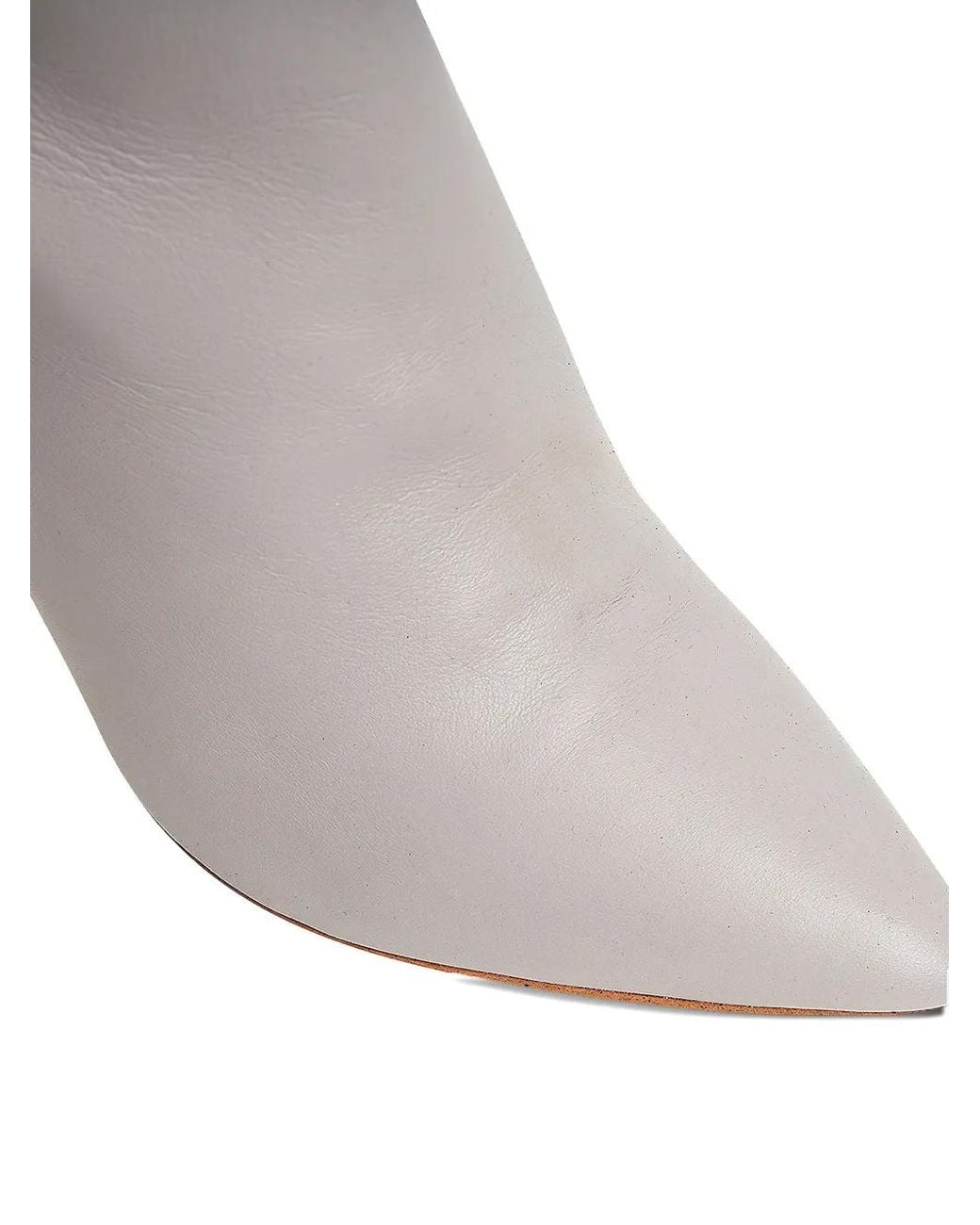 Ginissima White 95Mm Milla Knee-High Boots