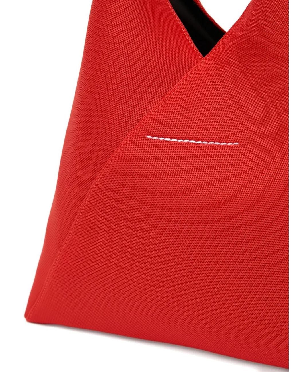 MM6 by Maison Margiela Red Small Japanese Tote Bag