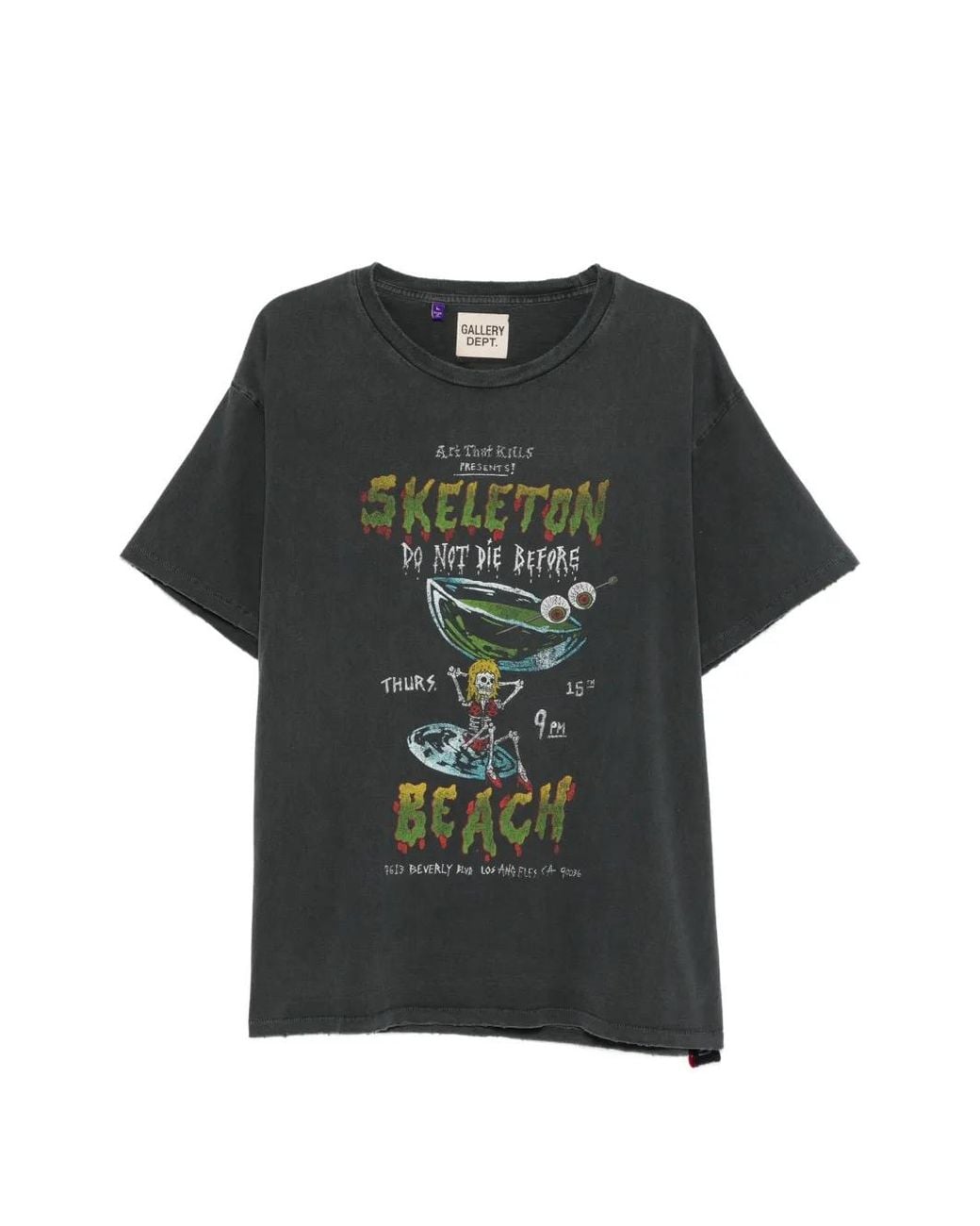 GALLERY DEPT. Black Don'T Die T-Shirt