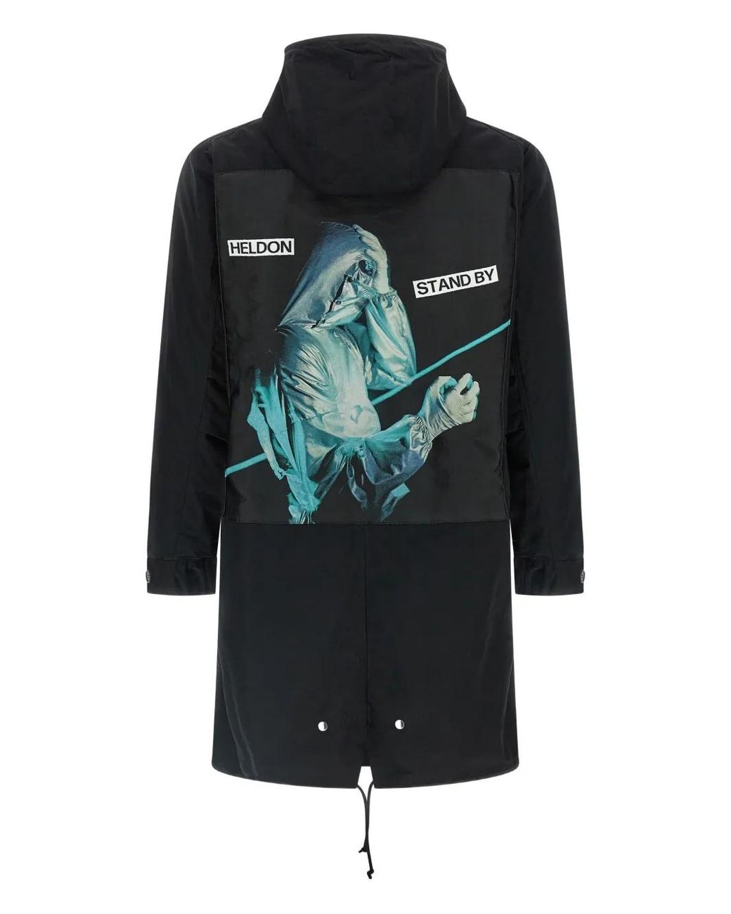 Undercover Black Adjustable Hood Parka for men