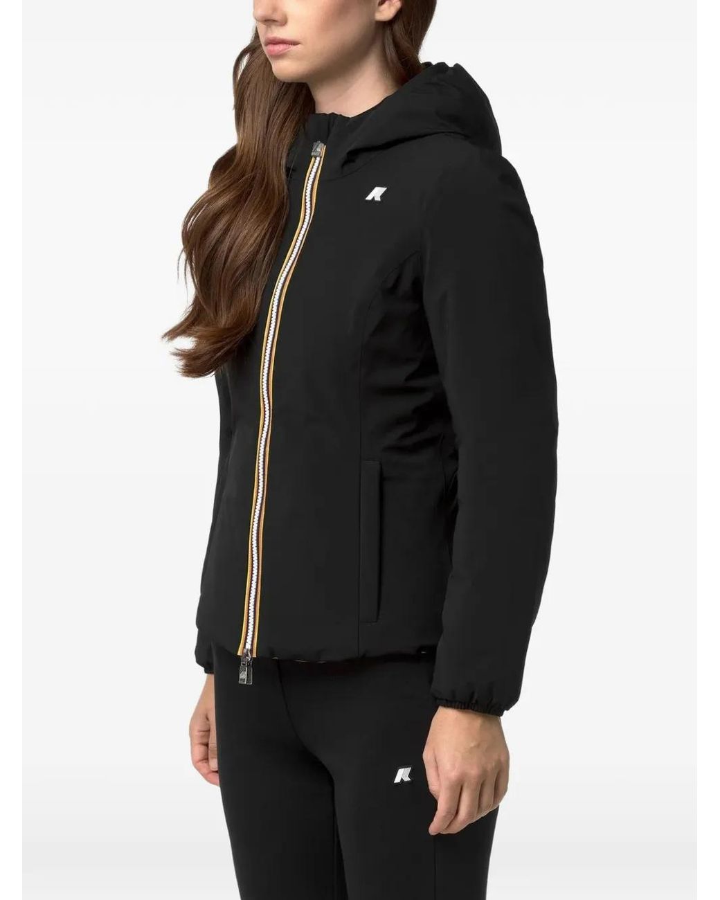 K-Way Black Lily Reversible Jacket