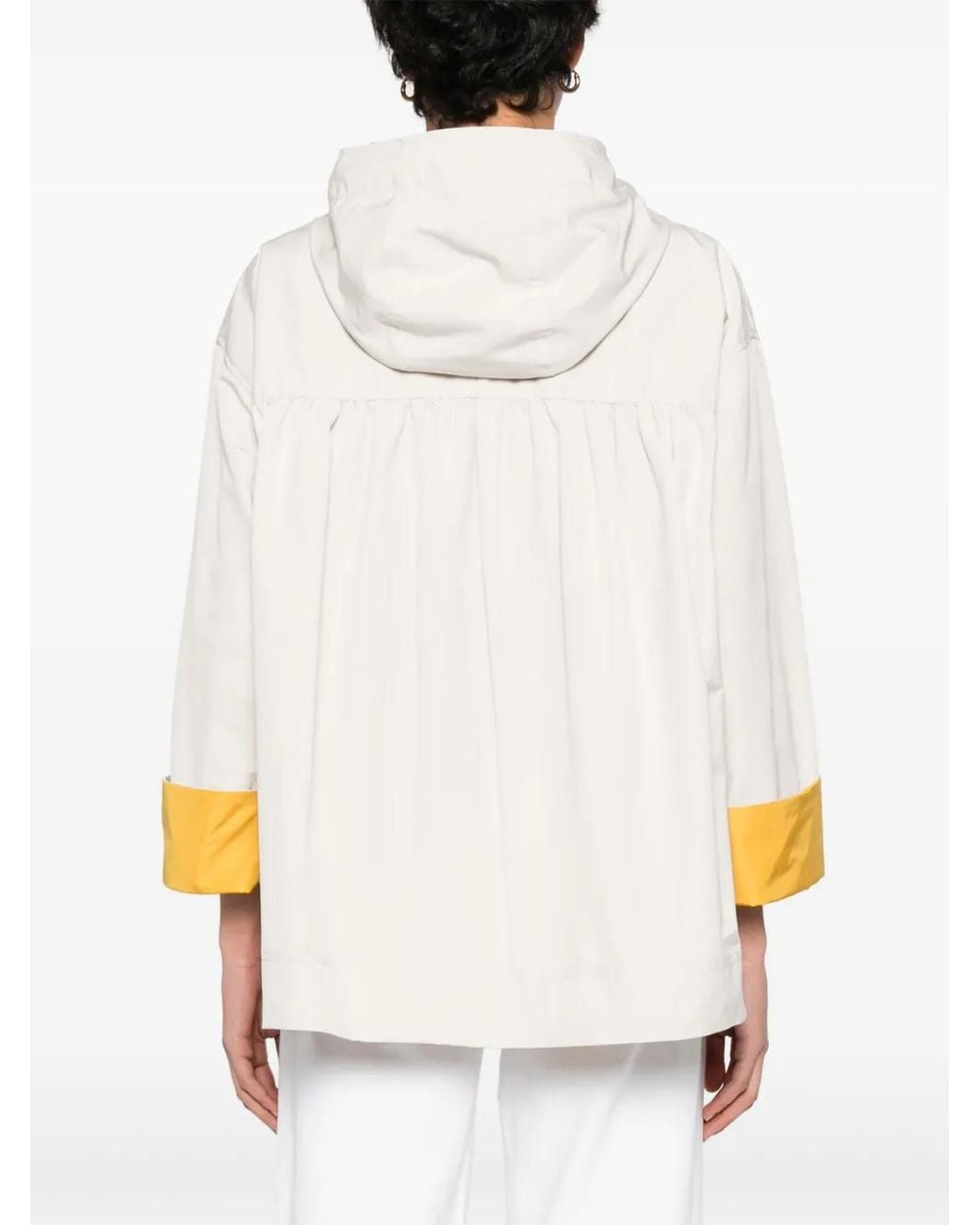 Aspesi White Slub-Texture Jacket