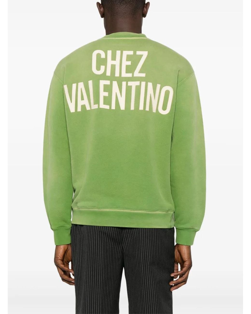 Valentino Garavani Green Cotton Sweatshirt for men