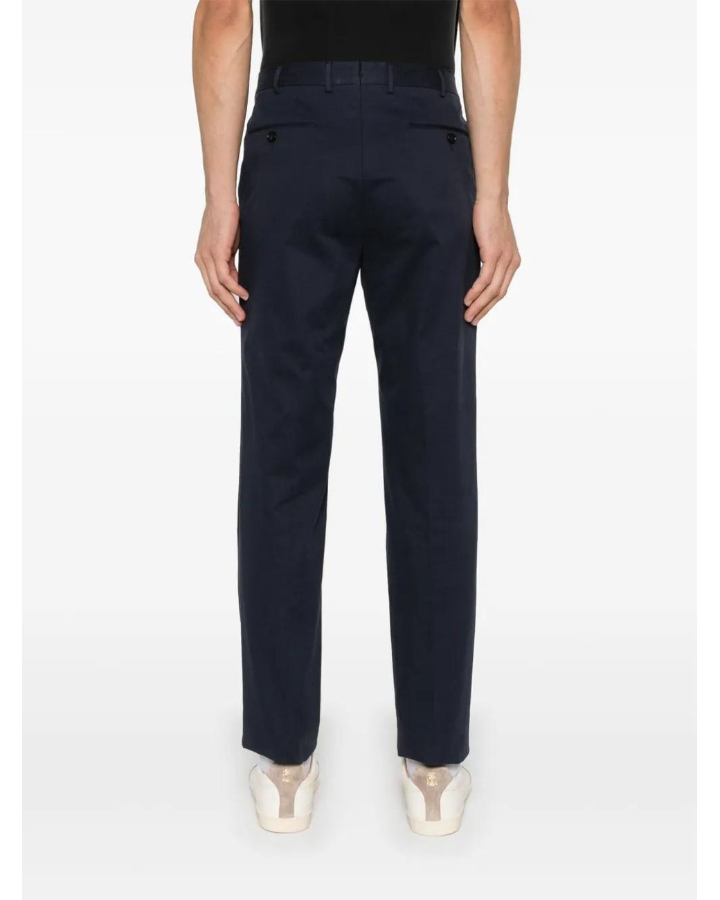 Zegna Blue Slim Trousers for men
