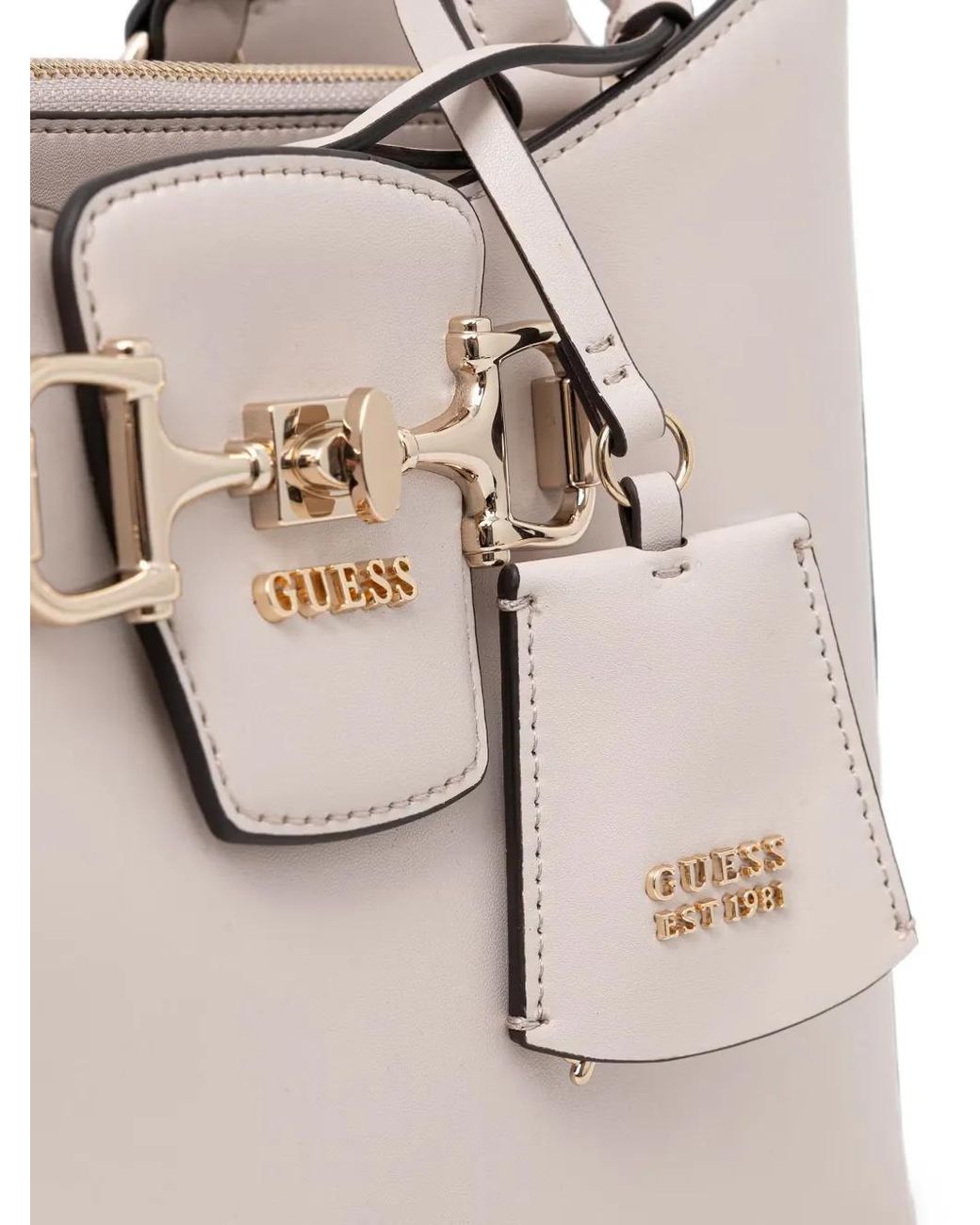 Guess Natural Janie Logo Handbag