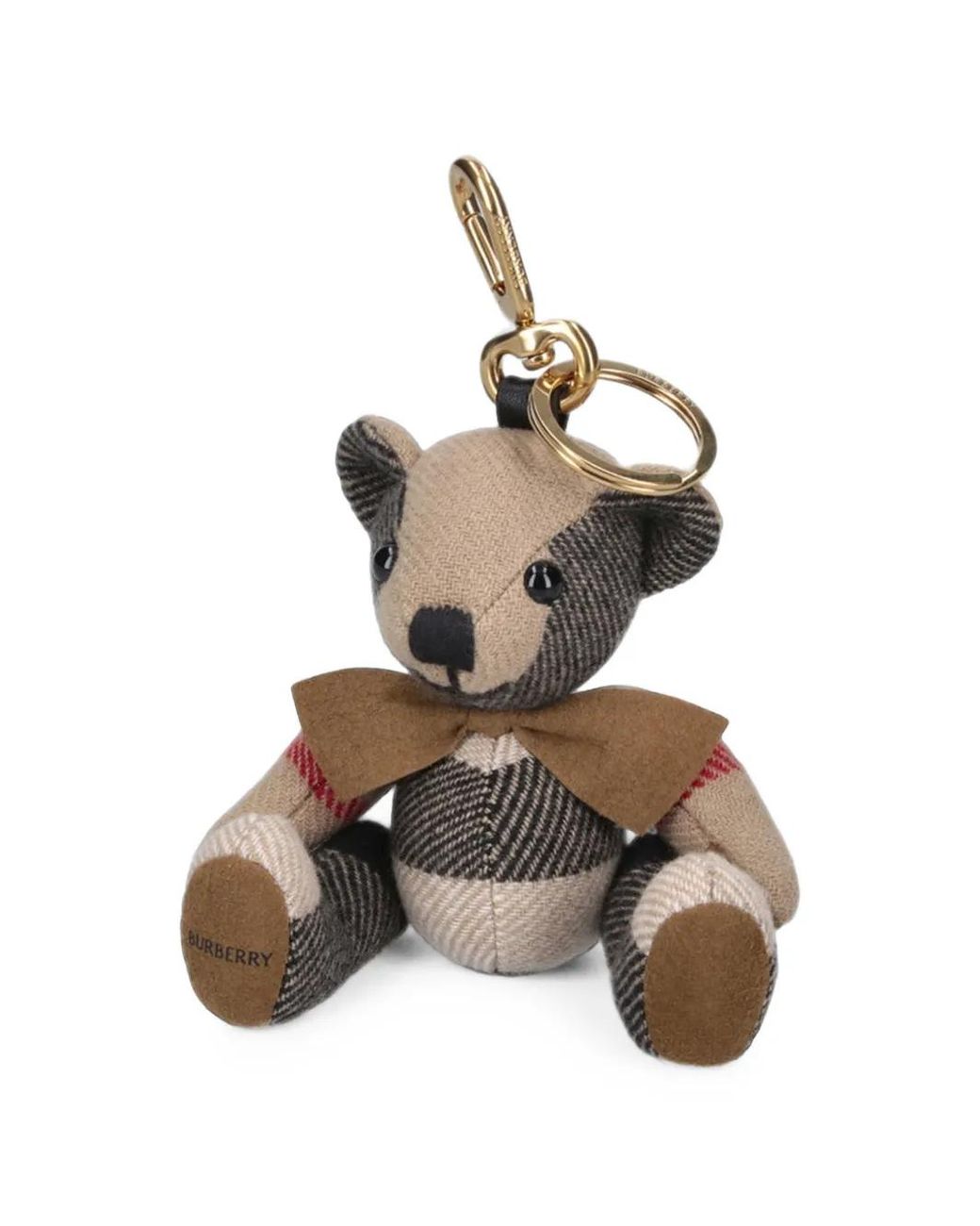 Burberry White Thomas Bear Anhänger