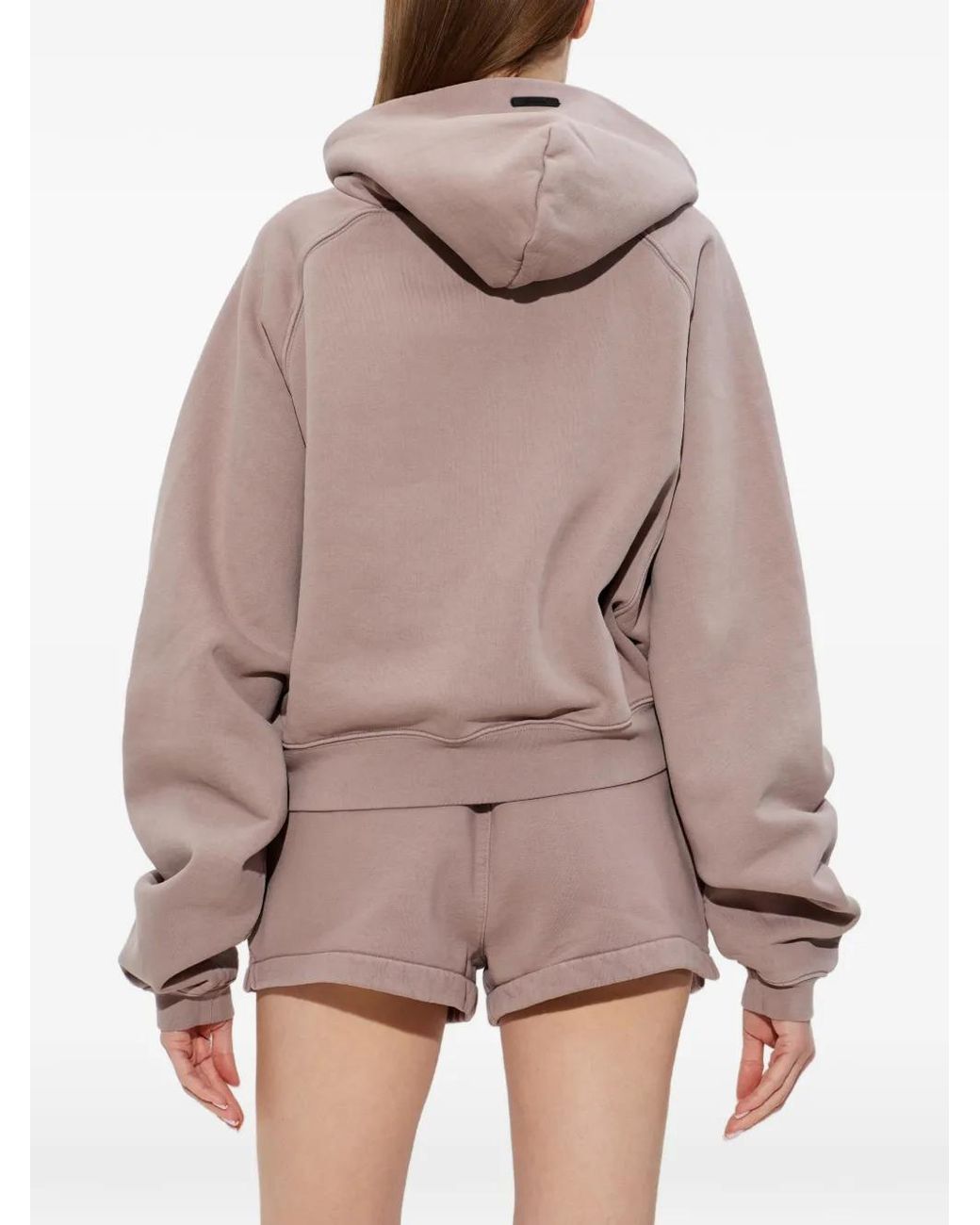 Fear Of God Natural Essentials Logo-Print Hoodie