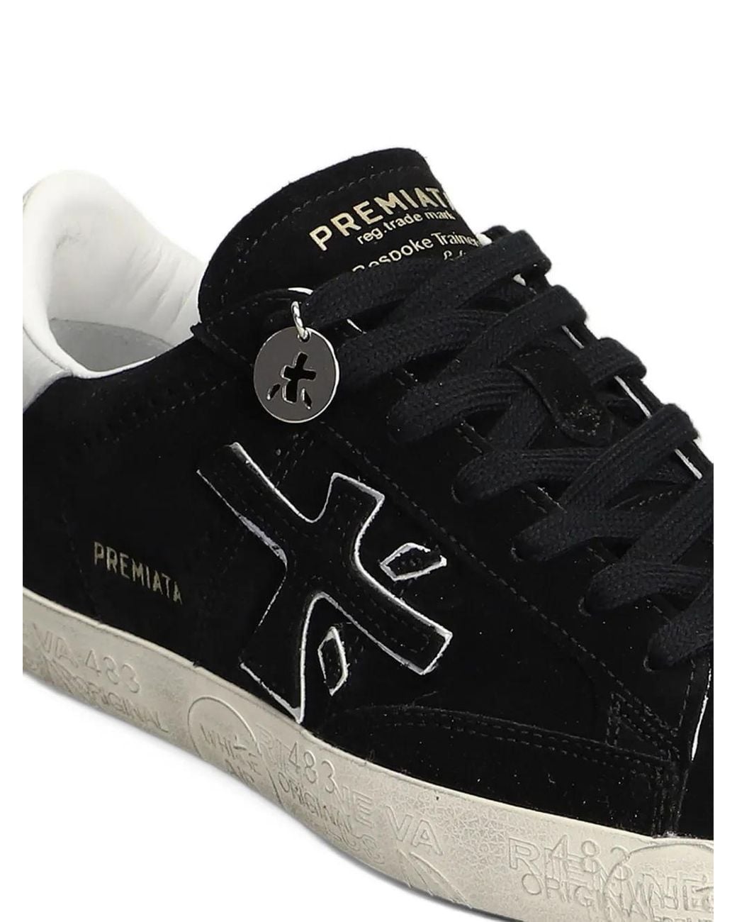 Premiata Black Stevend 8487 Sneakers