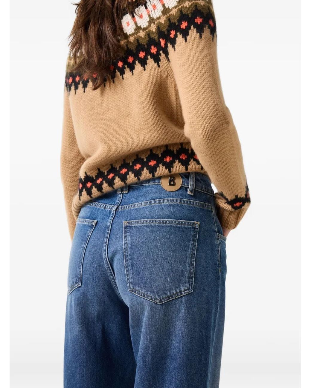 Bogner Blue Bina Barrel-Fit Jeans