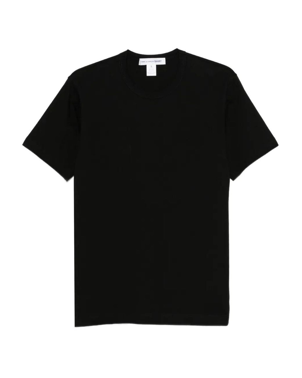 Comme des Garçons Black Logo-Print Cotton T-Shirt for men