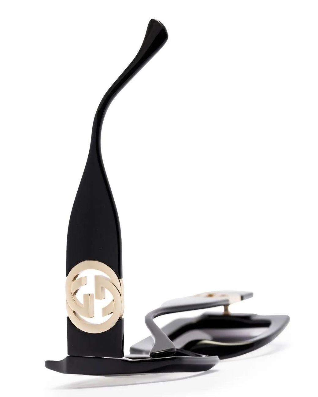 Gucci Black Oversized Square Sunglasses