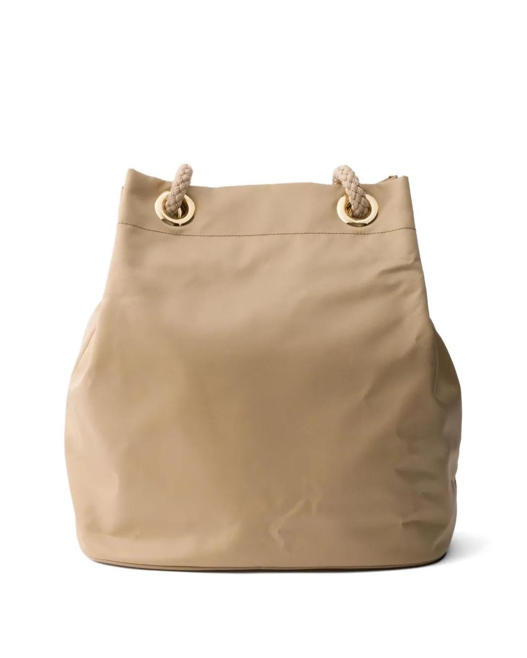 Prada Natural Mariner Large Re-Nylon Bucket Bag