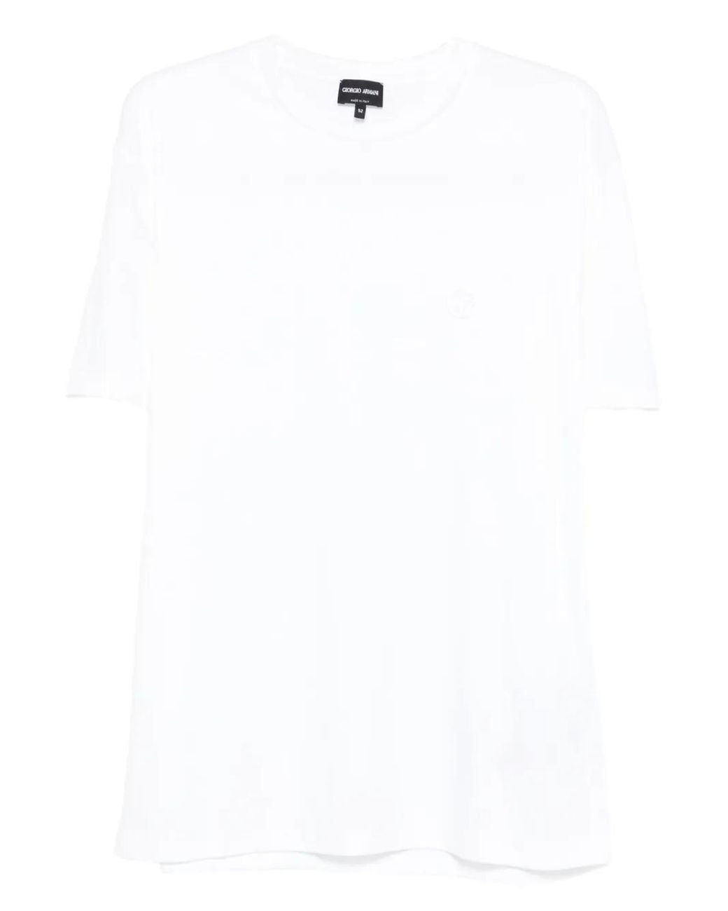Giorgio Armani White Off Cotton T-Shirt for men