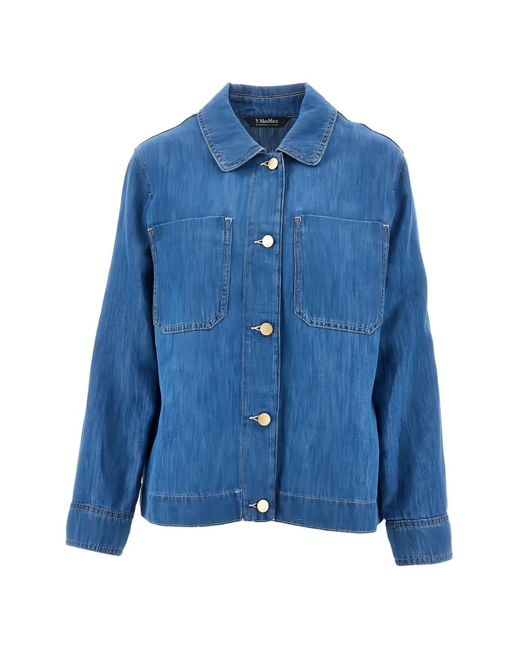 Max Mara Blue Denim Shirt