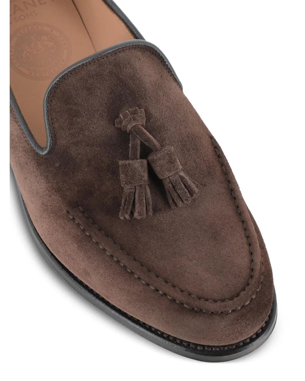 Cheaney Brown Tassel Brooklyn Loafers for men