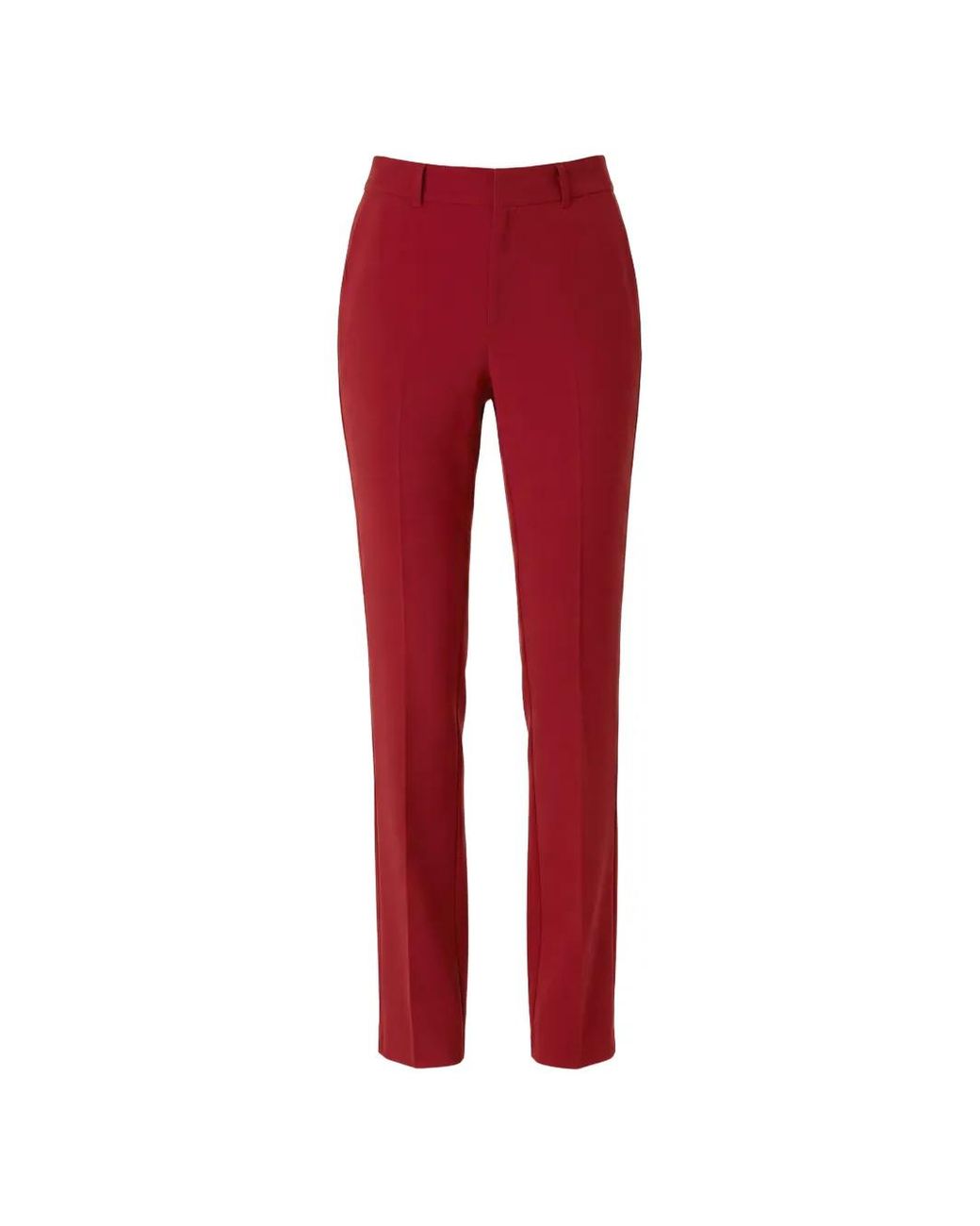 Cinq À Sept Red Kerry Pressed-Crease Trousers