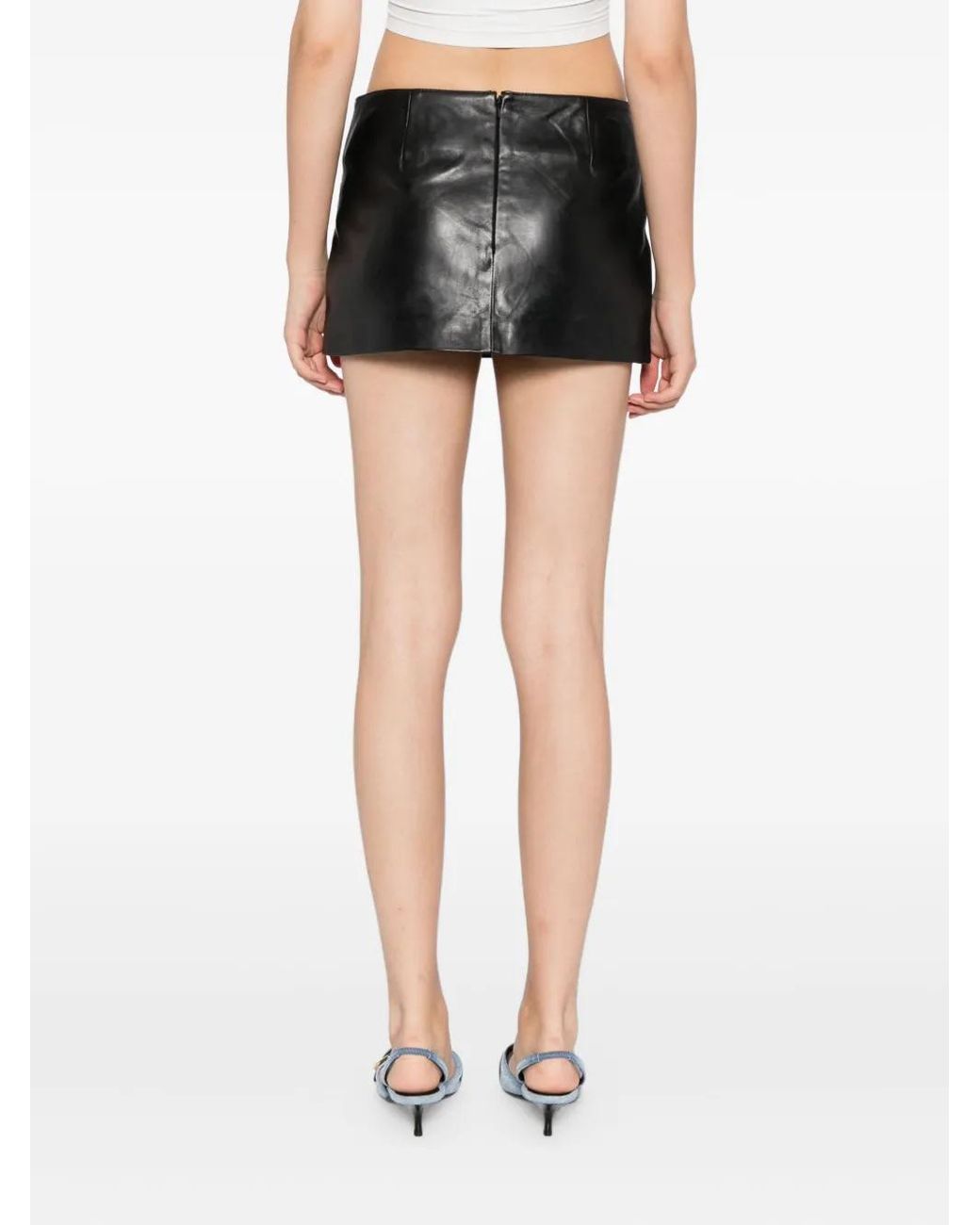 Ashley Williams Protection Mini Skirt in Gray | Lyst