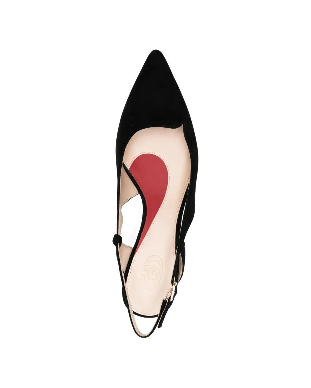 Liu Jo Black Suede Slingback Pumps