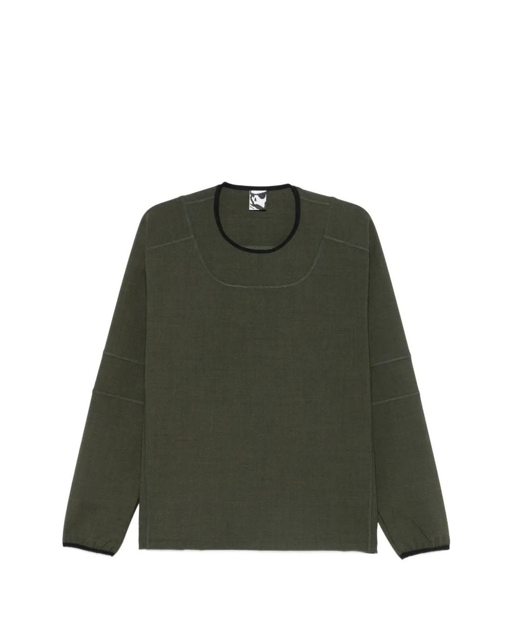 GR10K Green T-Shirt À Manches Longues for men