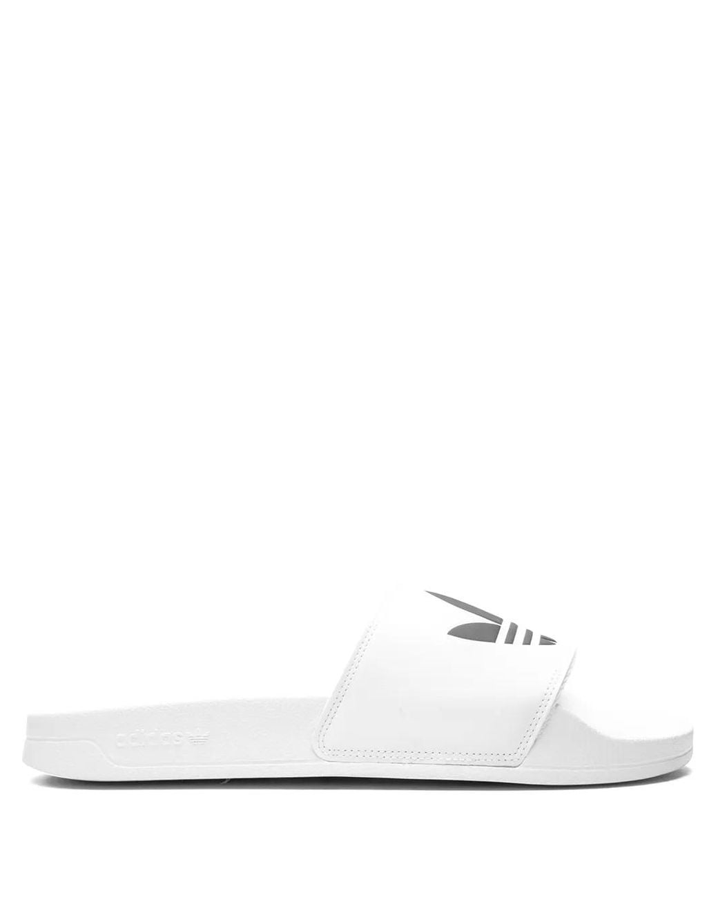 Adidas White Adilette Lite Slides for men