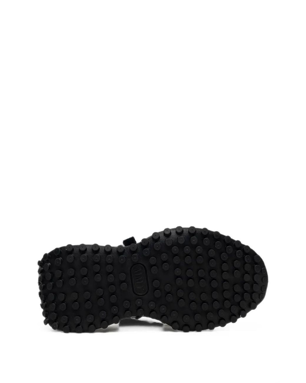 Maison Mihara Yasuhiro Black "Larry"Og Sole Sputtering Paint-Canvas Low-Top Sneakers
