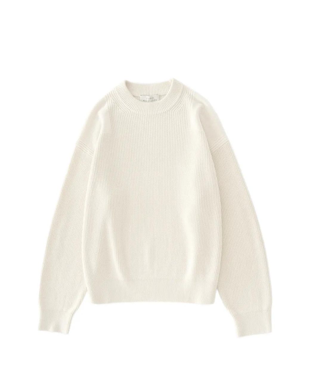 Studio Nicholson White Combo Knitted Sweater for men